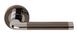 Argo PCP/BLK Nickel Door Handles, Chrome / Black Nickel Designer Lever Privacy Door Handles (Pair) - Dale 3570-PRV