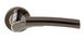 Ultimo Door Handles PCP/BLK Nickel, Designer Lever Passage Door Handles (Pair) - Dale 3575