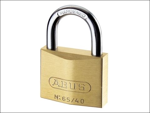 Abus 65/20 20mm Brass Padlock Keyed 201