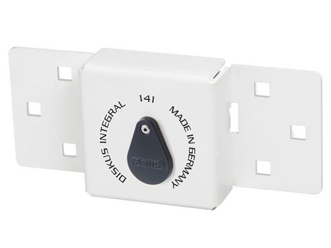 Abus Integral Van Lock White 141/200 + 23/70 with 70mm Series 23 Diskus Padlock