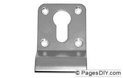 Dortrend Euro Cylinder Pull Satin Anodised Aluminium