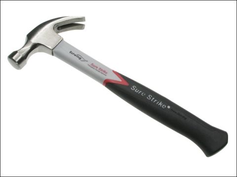 Estwing EMRF20C Surestrike Curved Claw Hammer Fibreglass Shaft 560g (20oz)