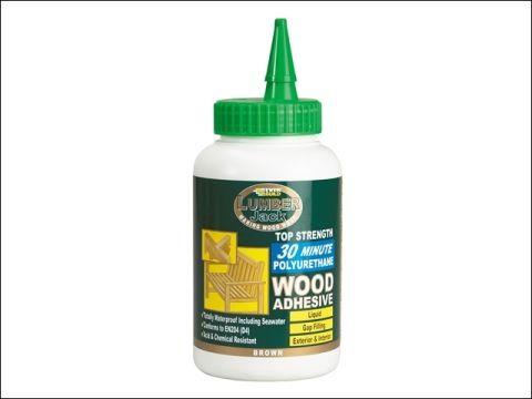 Everbuild Lumberjack 30min Polyure Wood Adhesive Liquid 750gm