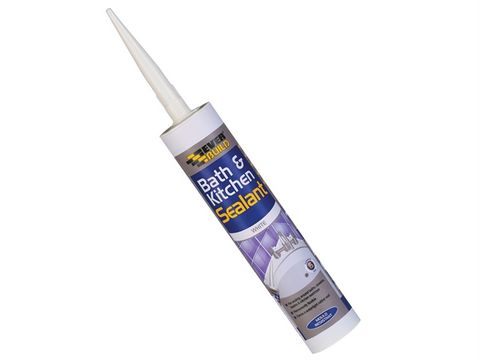 Everbuild Bathroom & Kitchen Sealant White 310ml