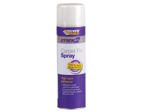 Everbuild Carpet Fix Spray Adhesive Aerosol 500ml