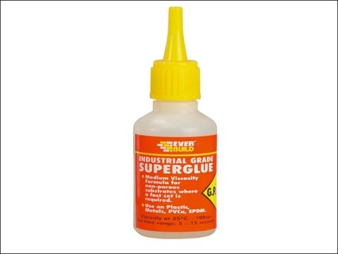 Everbuild Industrial Superglue General Purpose 20gm