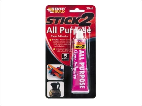 Everbuild Stick 2 All Purpose Adhesive Tube 30ml