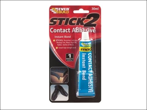 Everbuild Stick 2 All Purpose Contact Adhesive Tube 30ml