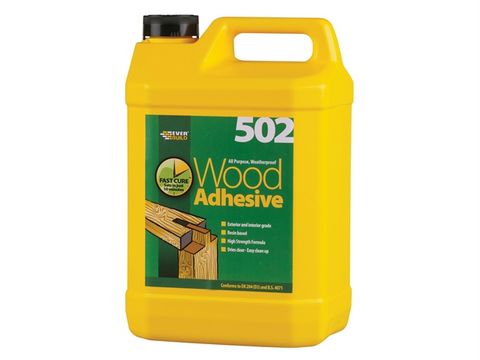 Everbuild All Purpose Waterproof Wood Adhesive 502 5 Litre