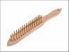 Faithfull 680/B3 Brass Wire Scratch Brush - 3 Row