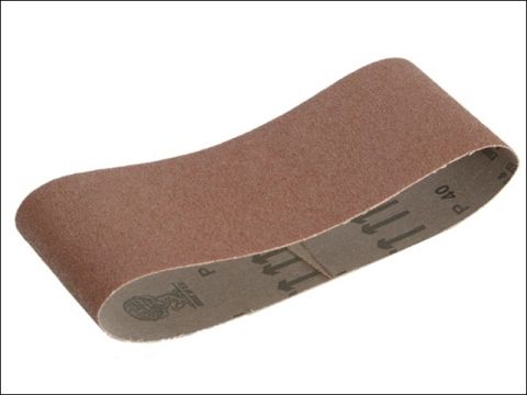 Faithfull Cloth Sanding Belt 457mm x 75mm  120g (Pack of 3)