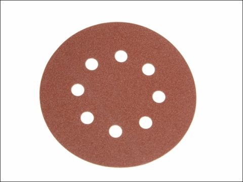 Faithfull Aluminium Oxide Disc DID3 Holed 125mm x 60g (Pack of 25)