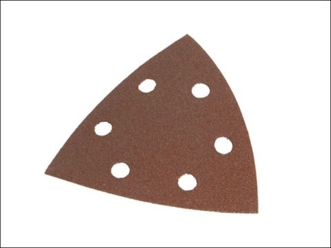 Faithfull Delta Hook & Loop Sanding Sheet TR2 90mm P40 (Pack of 25)
