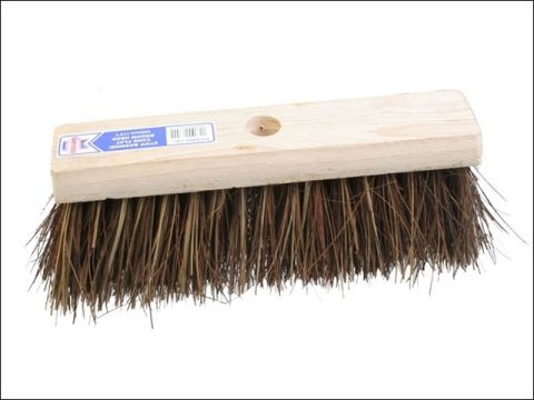 Faithfull Flat Broom Stiff Bass / Cane 325mm (13in)