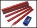 Faithfull Carpenters Pencils Tube (Tube of 12 + Sharpener)