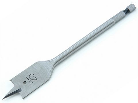 Faithfull Flatbit 25mm Overall Length 155mm