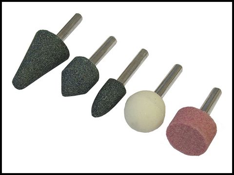 Faithfull Mounted Stones (Grinding) Set of 5