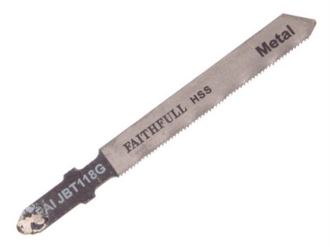Faithfull Jigsaw Blades (Pack of 5) Metal T118g