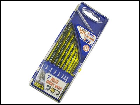 Faithfull 7 Piece High Speed Steel Drill Set 1.5 - 6.0mm