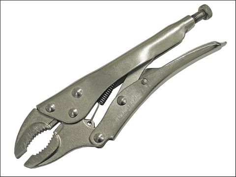 Faithfull Locking Plier 230mm (9in) Curved Jaw