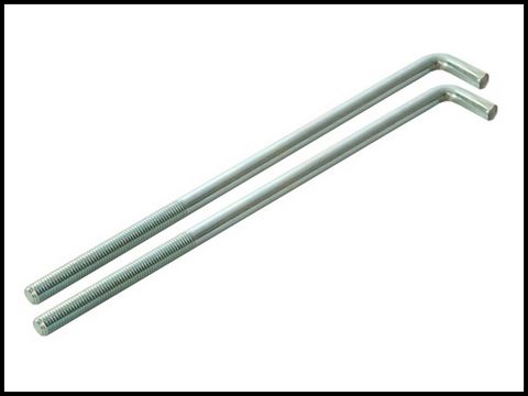 Faithfull External Building Profile - 350 mm (14 inch) Bolts (Pack of 2)