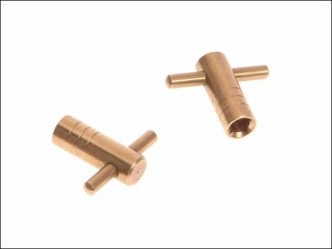 Faithfull Radiator Keys - Brass (card 2)