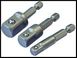 Faithfull Hex to Square Drive Adaptor 3 Piece Set