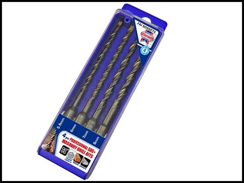 Faithfull SDS Plus Drill Set 4 Piece