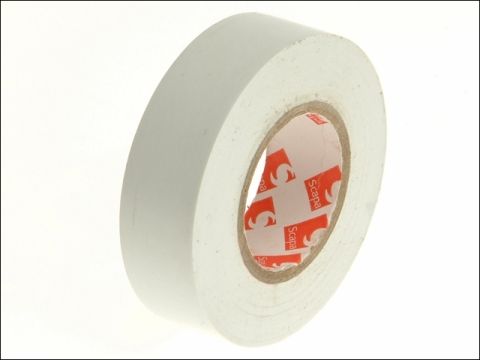 Faithfull PVC Electrical Tape 19mm x 20m White