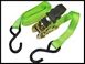 Faithfull Ratchet Tie Downs (2) 5m x 25mm Breaking Strain 818Kg
