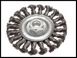 Faithfull Circular Wire Brush 115 x 12 x M14 x 2 0.35mm Wire