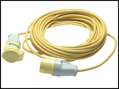 Faithfull Power Plus Trailing Lead 14 metre x 1.5mm?? (110 Volt) with Plug and Socket