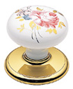 Gainsborough Traditional Chelsea Passage Door Knob Set Bright Gold Backplate (Pair of Knobs)
