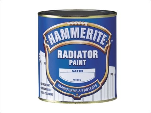Hammerite Radiator Enamel Satin White 500ml