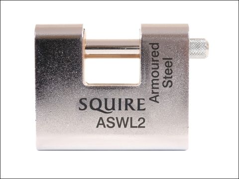 Henry Squire ASWL2KA Warehouse Padlock 80mm Steel Armoured Keyed