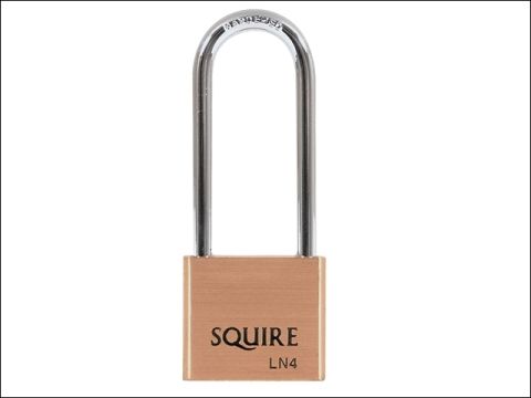 Henry Squire LN4LS Lion Brass Padlock  Long Shackle 65mm