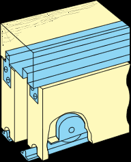 Henderson Loretto Cabinet Sliding Door Track
