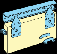 Henderson Single Top Sliding Door Track
