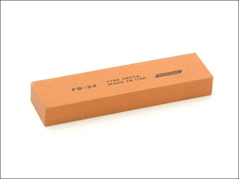 India FB24 Bench Stone 100mm x 25mm x 12mm - Fine