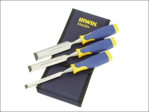 Marples Irwin MS500 Soft Touch Bevel Edge Chisel Set 3