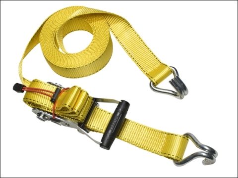 MasterLock Ratchet Tie Down + J Hooks 8.25m