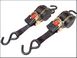 MasterLock Retractable Ratchet Tie Down + S Hook 3m (Pack of 2)