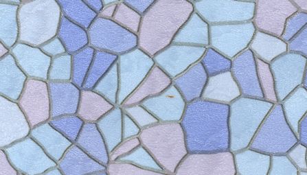 450mm x 15m Coloured Mosaic Patifix Self Adhesive Window Film / Sticky Back Plastic