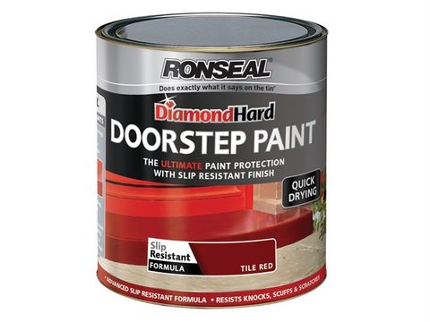 Ronseal Diamond Hard Doorstep Paint Tile Red 750 ml