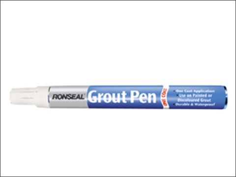 Ronseal One Coat Grout Pen Brilliant White 15 ml