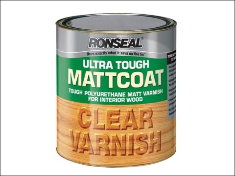 Ronseal Ultra Tough Internal Clear Mattcoat Varnish 250 ml