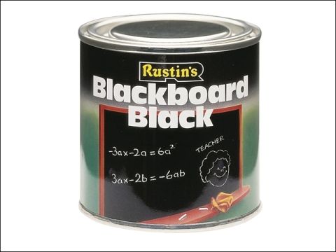 Rustins Quick Dry Blackboard Black 125 ml