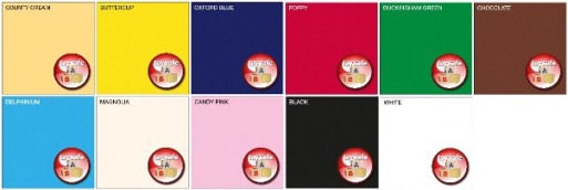 Rustins Small Job Colour Range