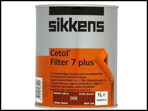 Sikkens Cetol Filter 7 Plus Translucent Woodstain Dark Oak 1 Litre