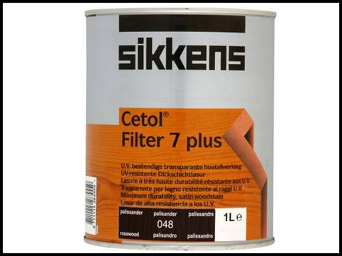 Sikkens Cetol Filter 7 Plus Translucent Woodstain Rosewood 1 Litre